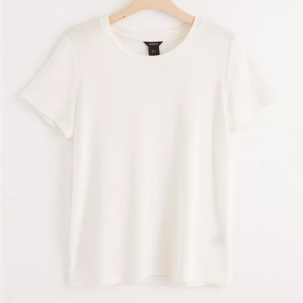 Lindex Short Sleeve Top in Light White 🆕️